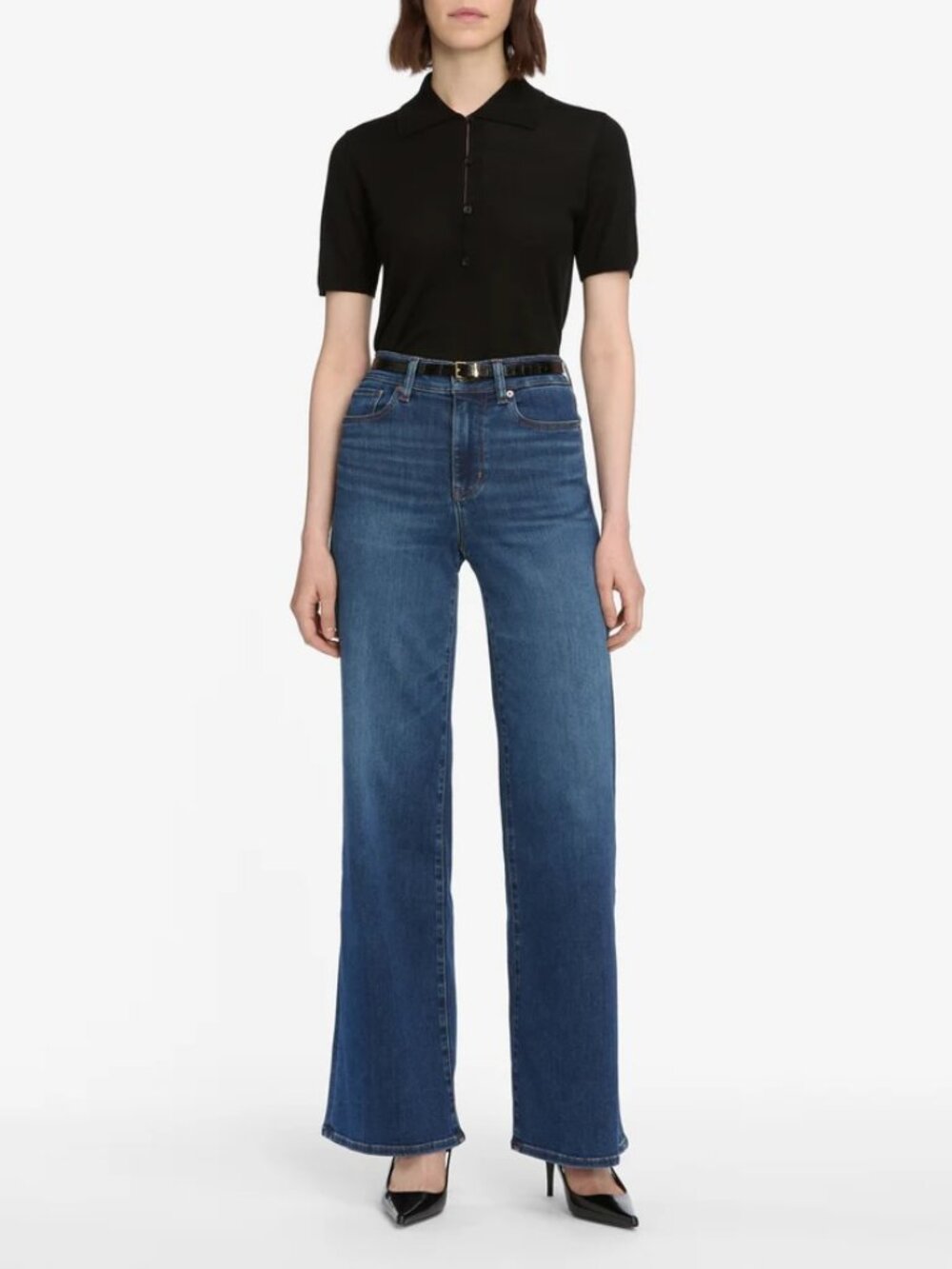 Frame Palazzo silouette Wide Leg Jeans Size 26- Color Celebrity